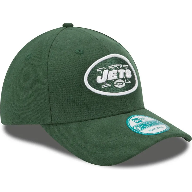 kasketter-buet-gron-justerbar-rem-9forty-the-league-fra-new-york-jets-nfl-af-new-era