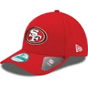 kasketter-buet-rod-justerbar-rem-9forty-the-league-fra-san-francisco-49ers-nfl-af-new-era
