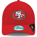 kasketter-buet-rod-justerbar-rem-9forty-the-league-fra-san-francisco-49ers-nfl-af-new-era