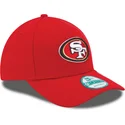 kasketter-buet-rod-justerbar-rem-9forty-the-league-fra-san-francisco-49ers-nfl-af-new-era