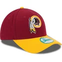 kasketter-buet-rod-justerbar-rem-9forty-the-league-fra-washington-commanders-nfl-af-new-era