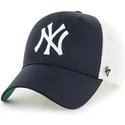 sort-new-york-yankees-mlb-mvp-branson-trucker-kasket-til-drenge-fra-47-brand