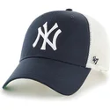 kasketter-buet-marinebla-snapback-til-barn-fra-new-york-yankees-mlb-af-47-brand