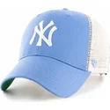 kasketter-buet-bla-snapback-til-barn-claro-fra-new-york-yankees-mlb-af-47-brand