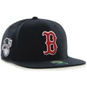 kasketter-flad-marinebla-snapback-fra-boston-red-sox-mlb-af-47-brand