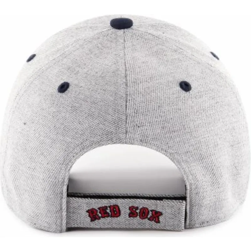 kasketter-buet-gra-justerbar-rem-fra-boston-red-sox-mlb-af-47-brand