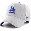 kasketter-buet-gra-justerbar-rem-fra-los-angeles-dodgers-mlb-af-47-brand
