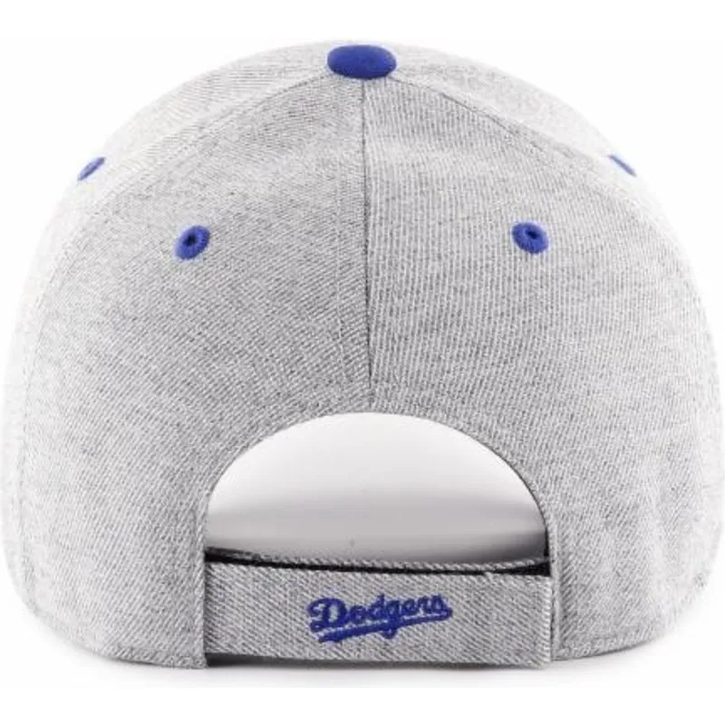 kasketter-buet-gra-justerbar-rem-fra-los-angeles-dodgers-mlb-af-47-brand