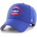 bla-justerbar-buet-kasket-med-klassisk-chicago-cubs-mlb-mvp-cooperstown-logo-fra-47-brand