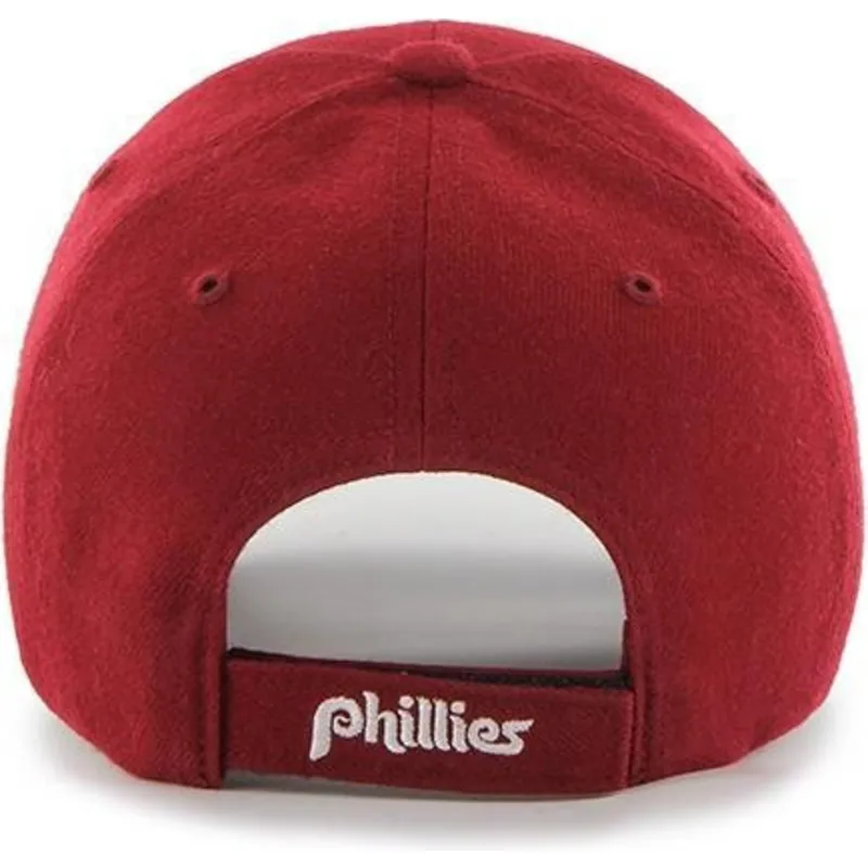 kasketter-buet-rod-justerbar-rem-clasico-fra-philadelphia-phillies-mlb-af-47-brand
