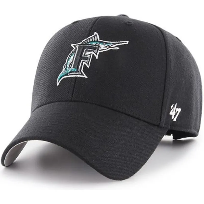 kasketter-buet-sort-justerbar-rem-clasico-fra-miami-marlins-mlb-af-47-brand