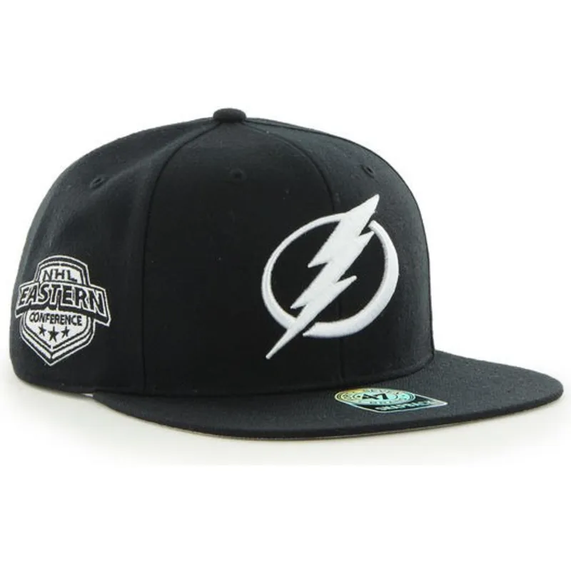 kasketter-flad-sort-snapback-fra-tampa-bay-lightning-nhl-af-47-brand