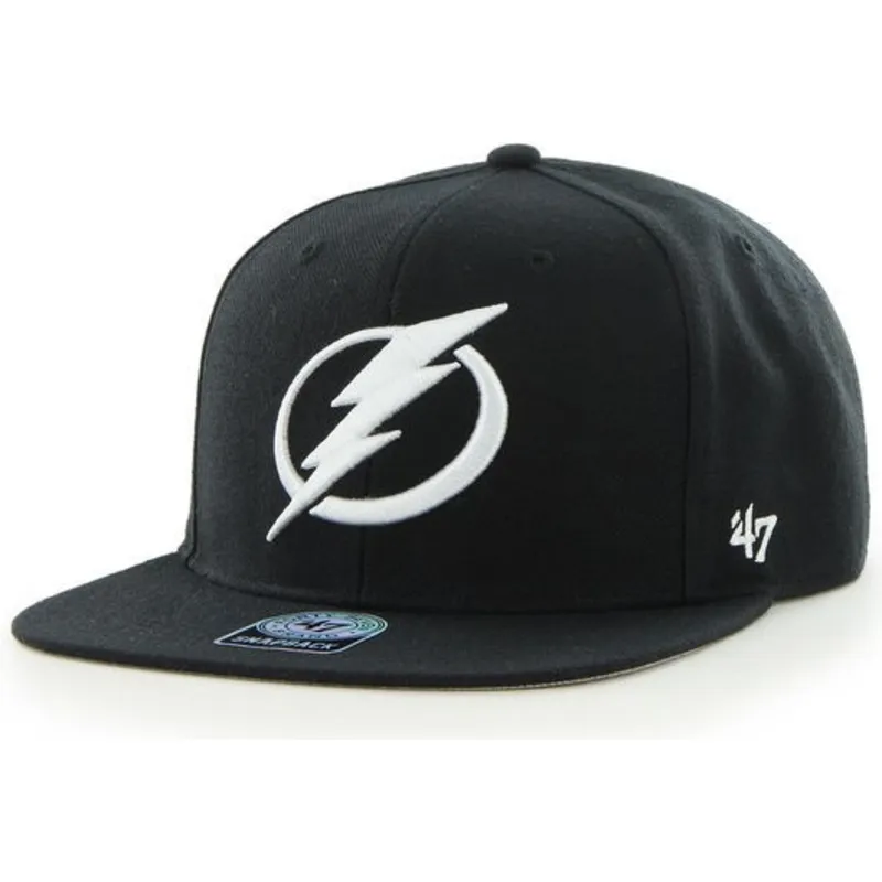 kasketter-flad-sort-snapback-fra-tampa-bay-lightning-nhl-af-47-brand