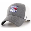 kasketter-buet-gra-justerbar-rem-fra-new-york-rangers-nhl-af-47-brand