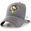 kasketter-buet-gra-justerbar-rem-fra-pittsburgh-penguins-nhl-af-47-brand
