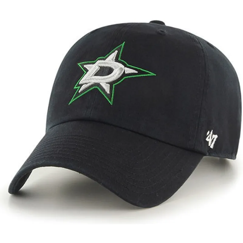 kasketter-buet-sort-justerbar-rem-fra-dallas-stars-nhl-af-47-brand