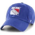 bla-new-york-rangers-nhl-clean-up-kasket-med-buet-skygge-fra-47-brand