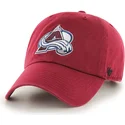 kasketter-buet-rod-justerbar-rem-fra-colorado-avalanche-nhl-af-47-brand