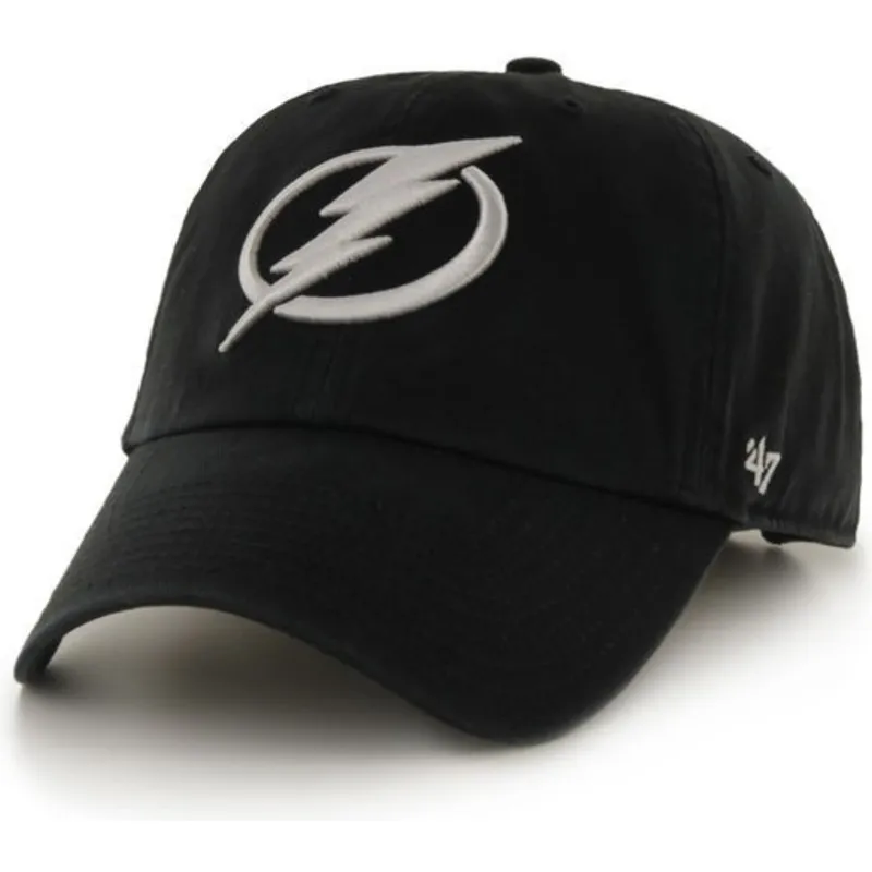 kasketter-buet-sort-justerbar-rem-fra-columbus-blue-jackets-nhl-af-47-brand