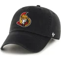kasketter-buet-sort-justerbar-rem-fra-ottawa-senators-nhl-af-47-brand