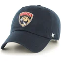 kasketter-buet-marinebla-justerbar-rem-fra-florida-panthers-nhl-af-47-brand