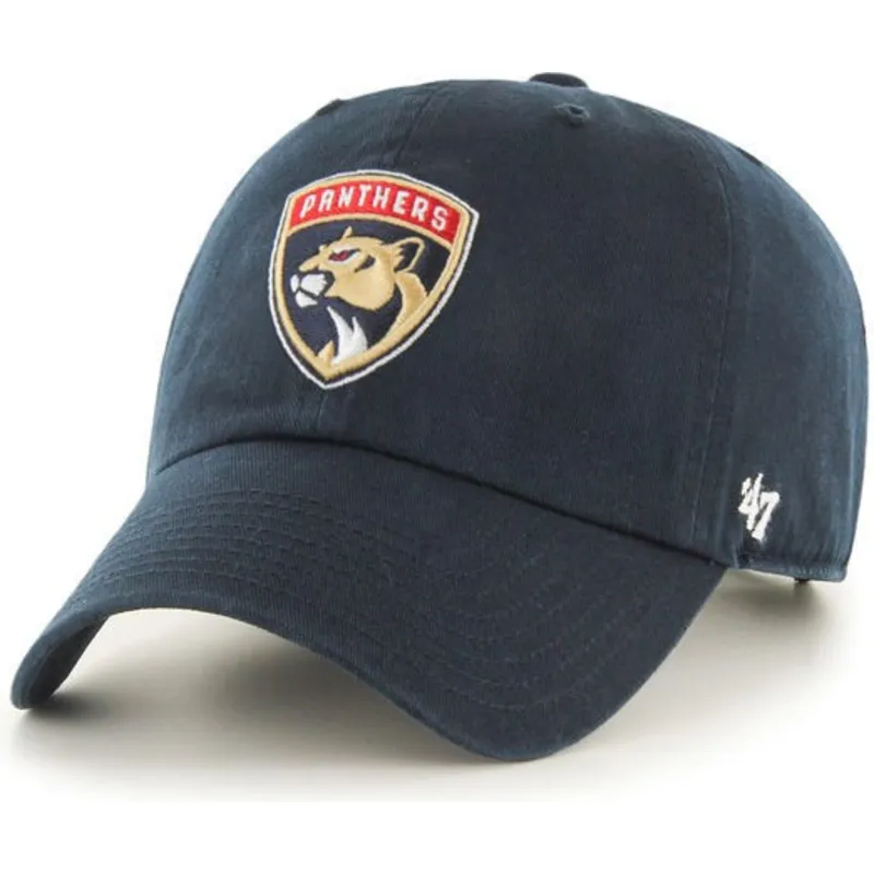 kasketter-buet-marinebla-justerbar-rem-fra-florida-panthers-nhl-af-47-brand