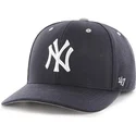 kasketter-buet-marinebla-justerbar-rem-fra-new-york-yankees-mlb-af-47-brand