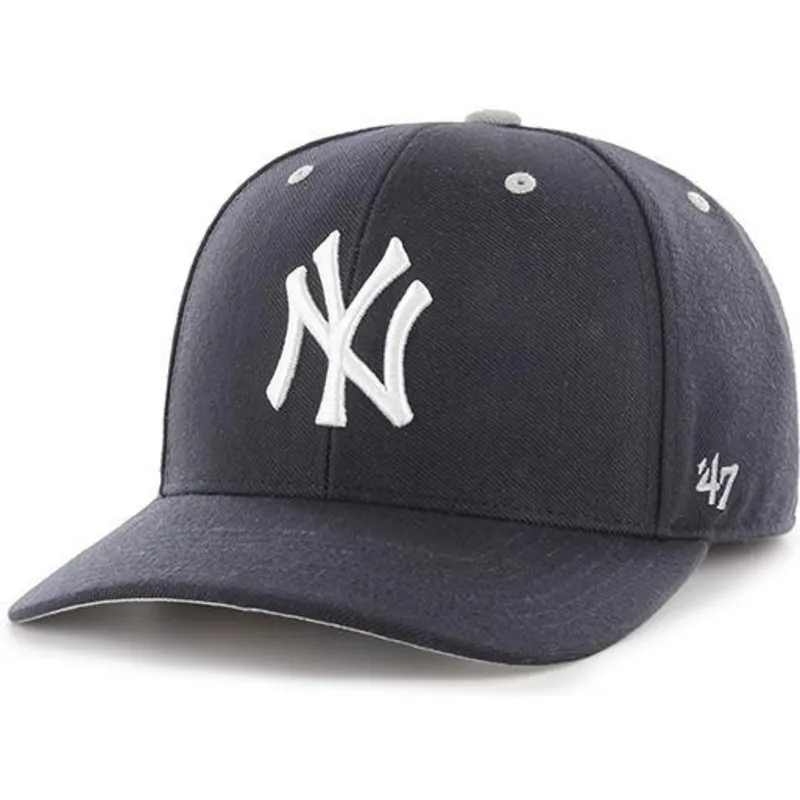 kasketter-buet-marinebla-justerbar-rem-fra-new-york-yankees-mlb-af-47-brand kasketter-buet-marinebla-justerbar-rem-fra-new-york-yankees-mlb-af-47-brand