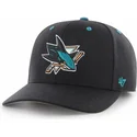 kasketter-buet-sort-justerbar-rem-fra-san-jose-sharks-nhl-af-47-brand