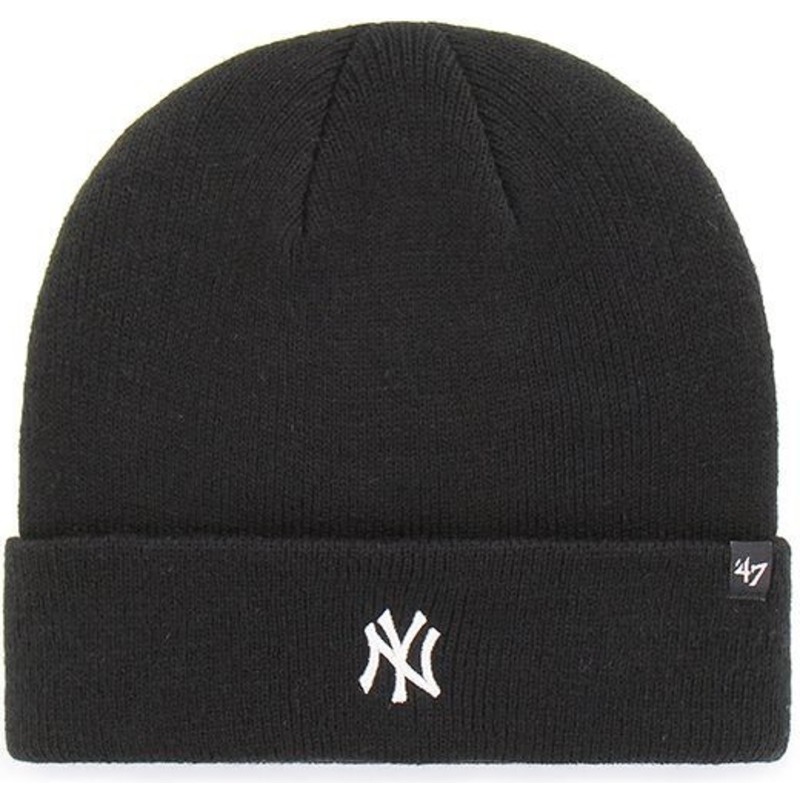 47-brand-new-york-yankees-mlb-cuff-knit-centerfield-black-beanie