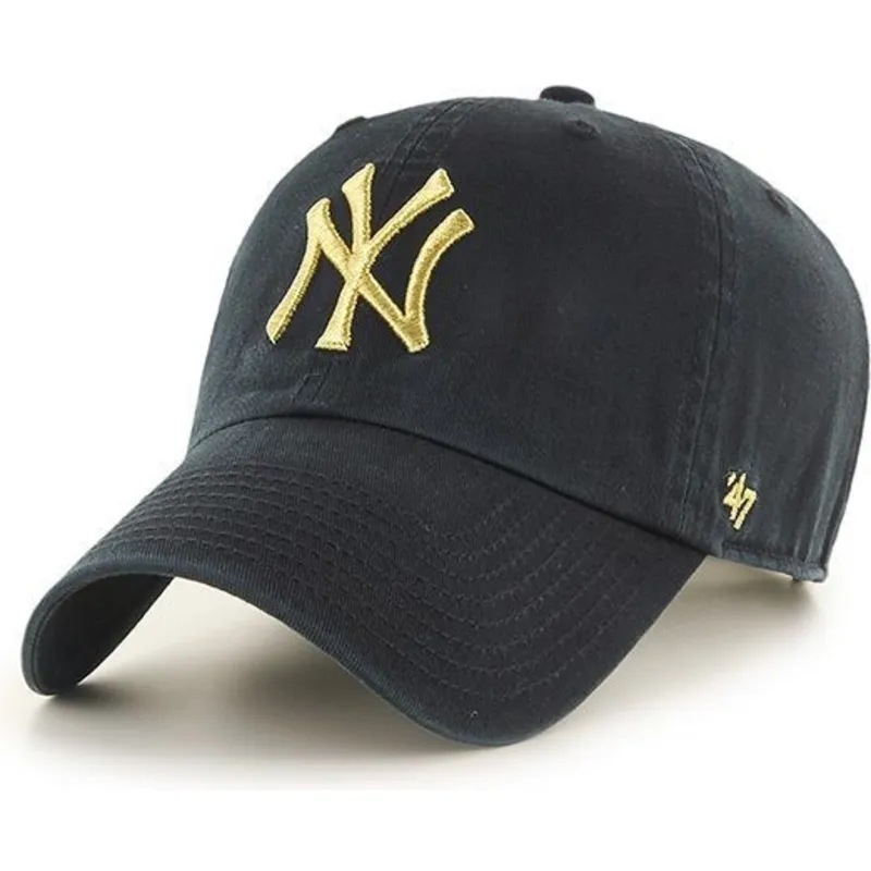 kasketter-buet-sort-justerbar-rem-oro-fra-new-york-yankees-mlb-af-47-brand kasketter-buet-sort-justerbar-rem-oro-fra-new-york-yankees-mlb-af-47-brand