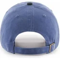 marinebla-buet-kasket-med-skygge-og-sort-new-york-yankees-logo-mlb-clean-up-two-tone-fra-47-brand