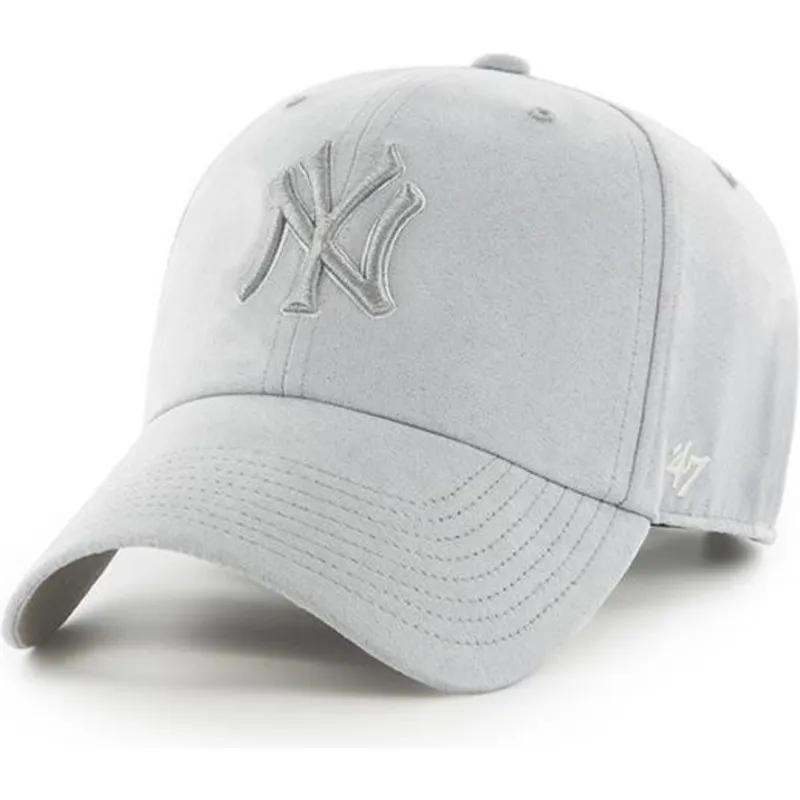 kasketter-buet-gra-justerbar-rem-fra-new-york-yankees-mlb-af-47-brand kasketter-buet-gra-justerbar-rem-fra-new-york-yankees-mlb-af-47-brand