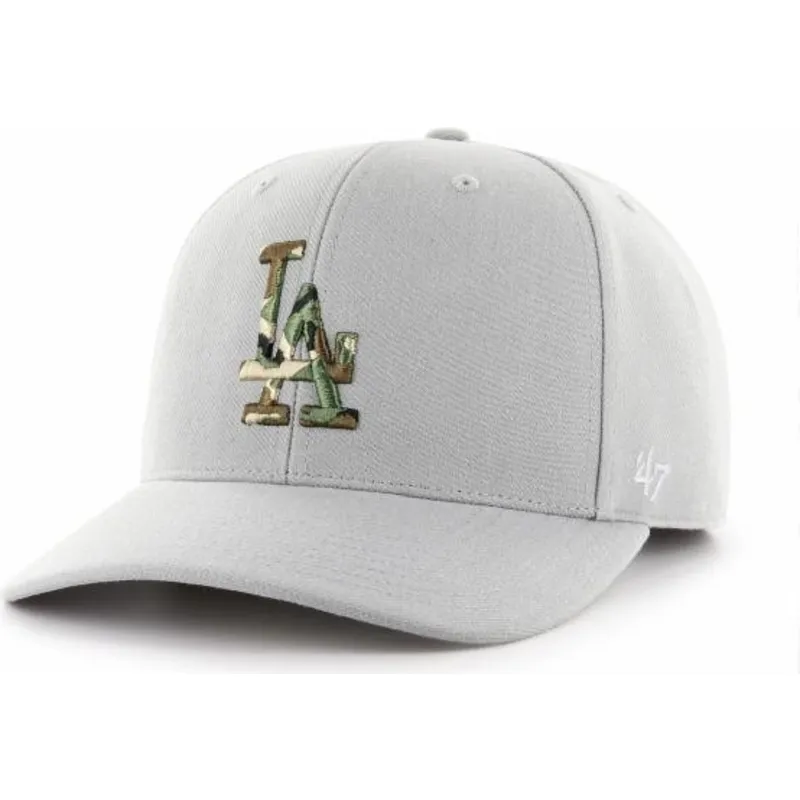 kasketter-buet-gra-justerbar-rem-camuflaje-fra-los-angeles-dodgers-mlb-af-47-brand