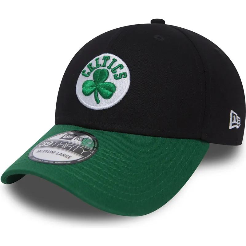 kasketter-buet-sort-tilpasset-39thirty-black-base-fra-boston-celtics-mlb-af-new-era