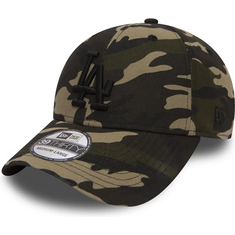 kasketter-buet-camouflage-tilpasset-negro-39thirty-essential-fra-los-angeles-dodgers-mlb-af-new-era kasketter-buet-camouflage-tilpasset-negro-39thirty-essential-fra-los-angeles-dodgers-mlb-af-new-era