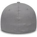 los-angeles-dodgers-mlb-39thirty-essential-gra-buet-cap-med-justerbar-pasform-og-guldlogo-fra-new-era