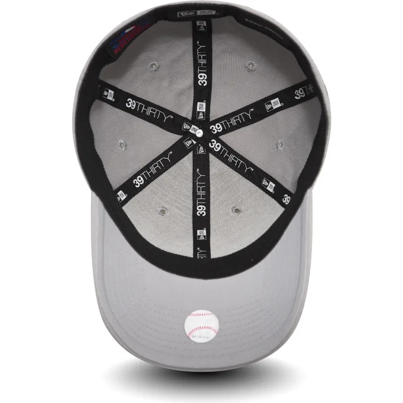 kasketter-buet-gra-tilpasset-til-barn-39thirty-stretch-rubber-emblem-fra-new-york-yankees-mlb-af-new-era
