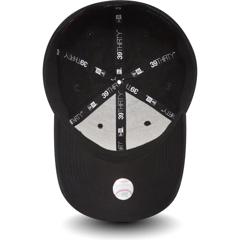 kasketter-buet-sort-tilpasset-til-barn-39thirty-rubber-prime-fra-new-york-yankees-mlb-af-new-era