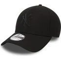 kasketter-buet-sort-tilpasset-til-barn-39thirty-rubber-prime-fra-new-york-yankees-mlb-af-new-era