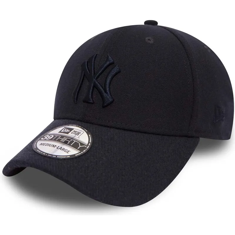 kasketter-buet-marinebla-tilpasset-39thirty-club-coop-fra-new-york-yankees-mlb-af-new-era