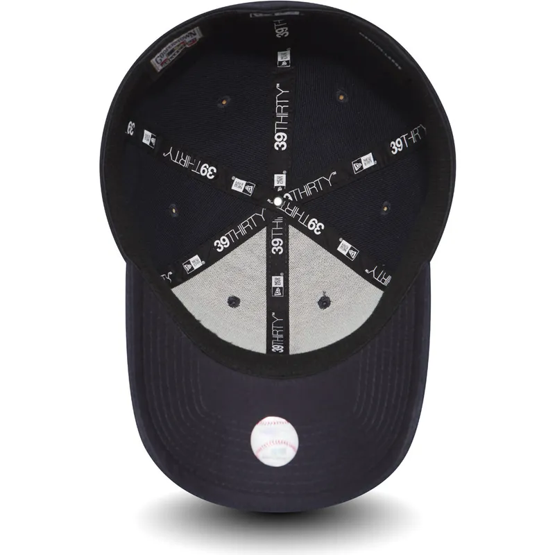 kasketter-buet-marinebla-tilpasset-39thirty-club-coop-fra-new-york-yankees-mlb-af-new-era