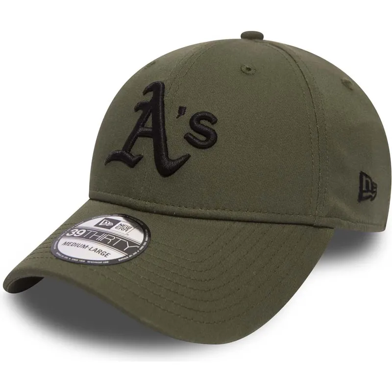 kasketter-buet-gron-tilpasset-negro-39thirty-league-essential-fra-oakland-athletics-mlb-af-new-era