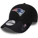 kasketter-buet-marinebla-tilpasset-39thirty-black-coll-fra-new-england-patriots-nfl-af-new-era