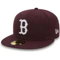 kasketter-flad-violet-tilpasset-59fifty-seasonal-heather-fra-boston-red-sox-mlb-af-new-era