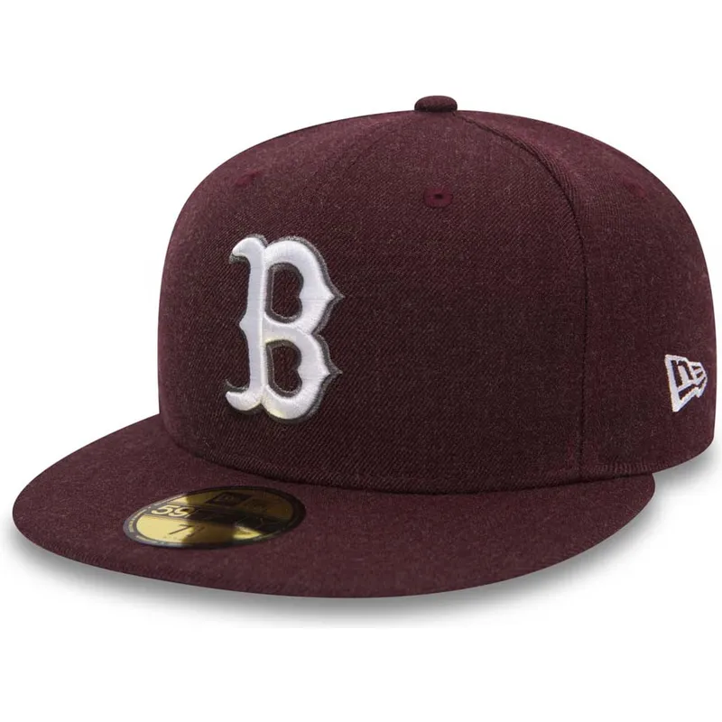 kasketter-flad-violet-tilpasset-59fifty-seasonal-heather-fra-boston-red-sox-mlb-af-new-era