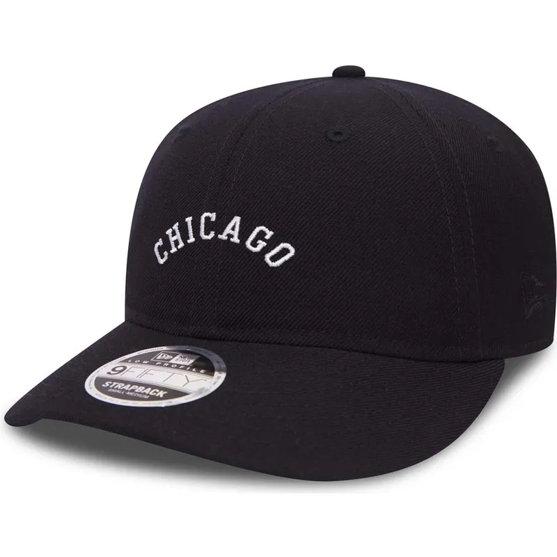 kasketter-buet-marinebla-justerbar-rem-9fifty-low-profile-city-series-fra-chicago-white-sox-mlb-af-new-era kasketter-buet-marinebla-justerbar-rem-9fifty-low-profile-city-series-fra-chicago-white-sox-mlb-af-new-era