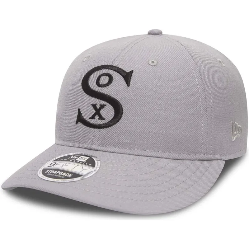 kasketter-buet-gra-justerbar-rem-9fifty-low-profile-city-series-fra-chicago-white-sox-mlb-af-new-era