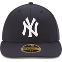 kasketter-buet-marinebla-tilpasset-59fifty-low-profile-authentic-fra-new-york-yankees-mlb-af-new-era
