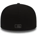 sort-justerbar-flad-kasket-med-logo-og-gra-skygge-59fifty-grey-collection-af-new-york-yankees-mlb-fra-new-era